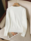 Tilde | Women's Ribbed V-Neck Button-Front Cardigan