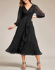 FJØRNA women's two-piece midi dress set with a stylish, flowing design perfect for casual or semi-formal occasions.