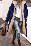 Johna | Women's Longline Reversible Sherpa Winter Puffer Coat