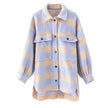 Shirt Jacket Women Relaxed Fit Button Front Drop Shoulder