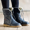 Insulating | Women's and waterproof boots with Leather Comfortable Casual Everyday