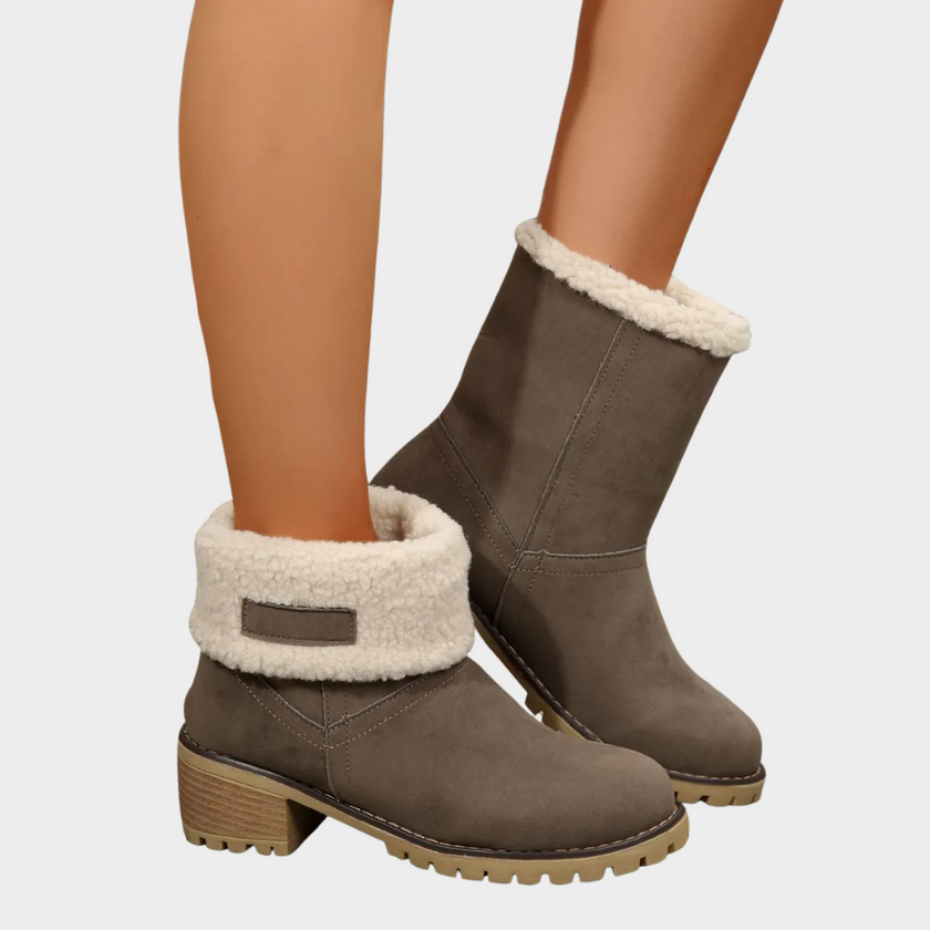Brynn | Women's Mid Heel Winter Boots with Comfortable Casual Everyday Walking