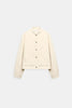 Bomber Jacket Women Stand Collar Button Pockets Recycled Polyester