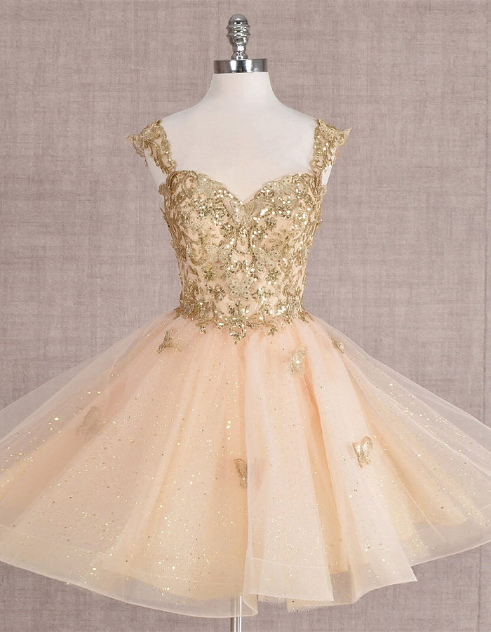 Mint green FJØRNA sleeveless tulle cocktail dress for women, featuring a fitted bodice and flowing skirt for elegant occasions.