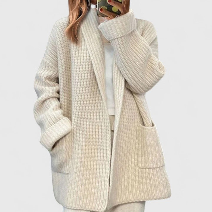 Amy | Women's Versatile Ribbed Cardigan Sweater