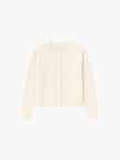Cardigan Women Short Tailored Button Knit Old Money
