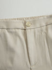 FJØRNA khaki belted waist two-piece trouser set for women, featuring tailored pants with a matching belt and stylish design.