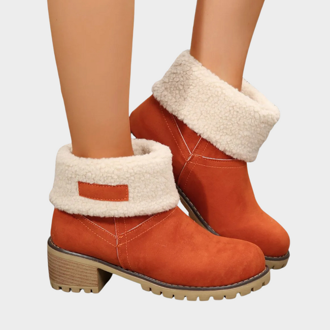 Brynn | Women's Mid Heel Winter Boots with Comfortable Casual Everyday Walking