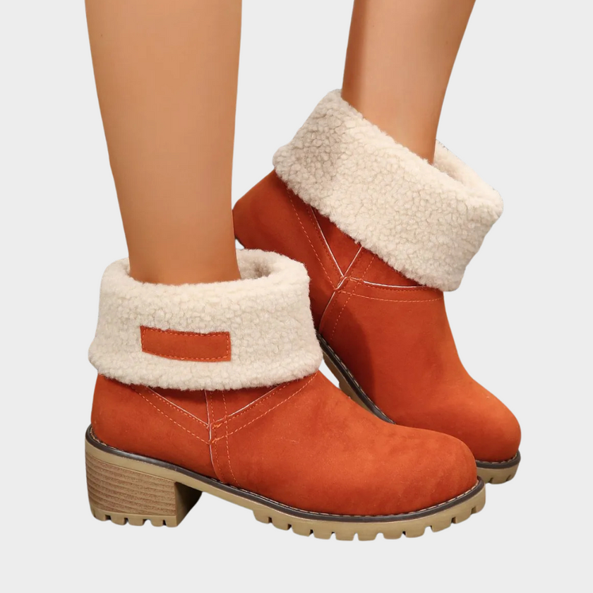 Brynn | Women's Mid Heel Winter Boots with Comfortable Casual Everyday Walking