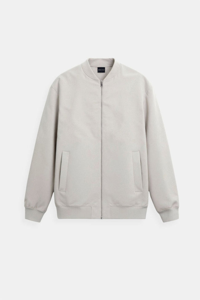 Daniel | Slim-Fit Zip-Up Bomber Jacket for Men