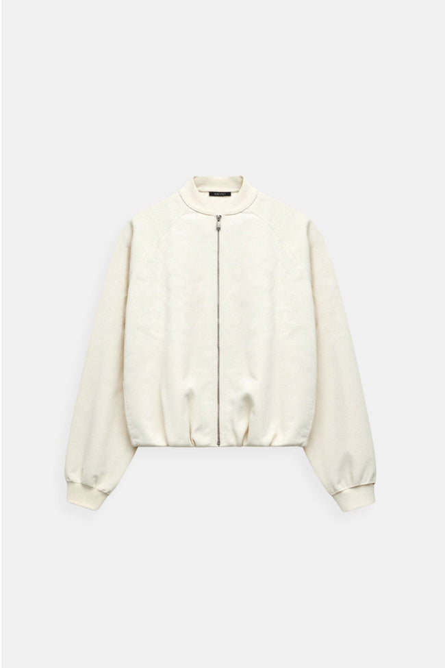 Quilted Jacket Women Round Collar Cotton Blend Regular Fit