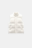Gilet Vest Men Sleeveless High Stand Collar Zip Regular Fit