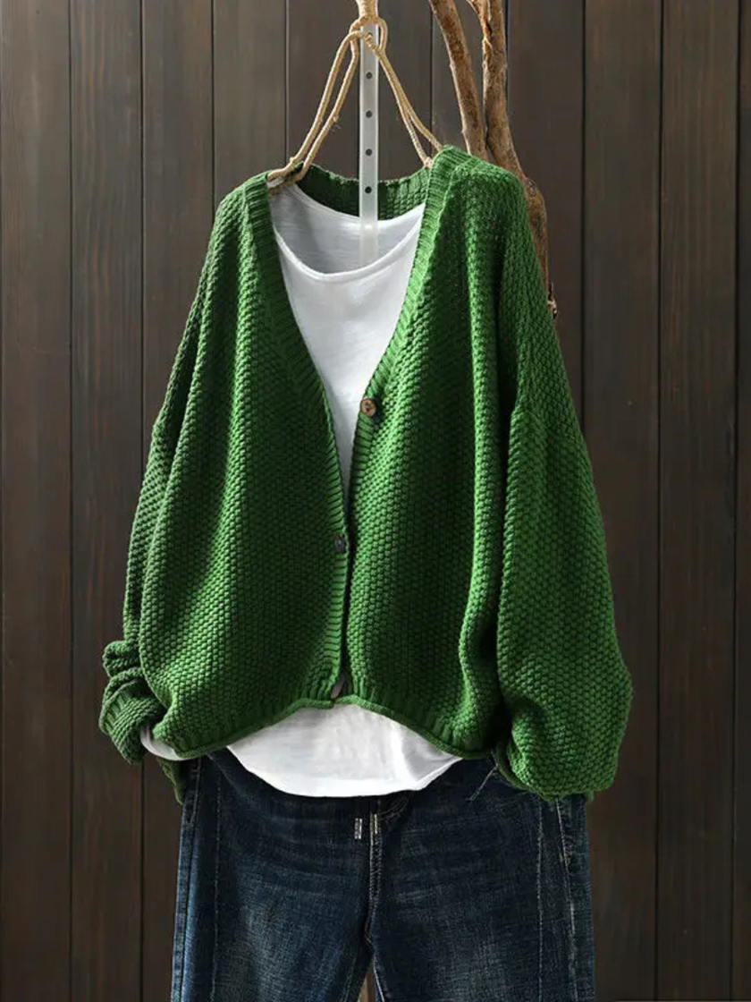 Coralie | Women's Versatile Knit V-Neck Cardigan Sweater