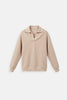 Pullover Polo Sweater Women Wool Blend Long Sleeve