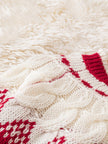 Leonora | Women's Long Fair Isle Tacky Holiday Mock-Neck Knit Sweater