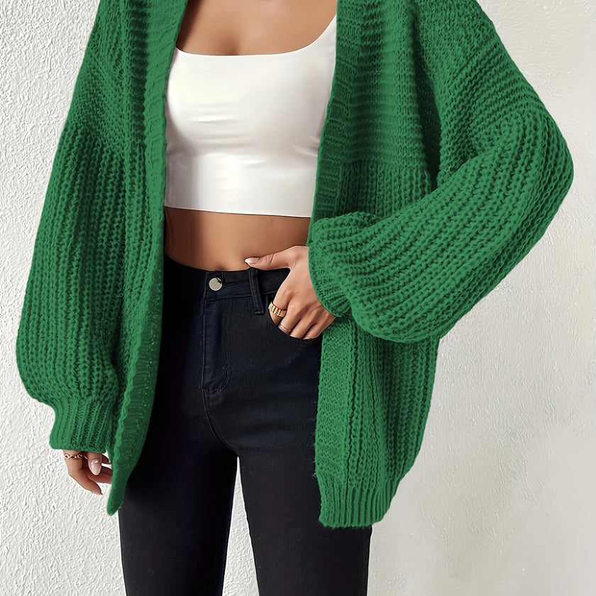 Nina | Women's Oversized Chunky Knit Open-Front Cardigan