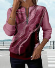 Half-Zip | Women's Vintage Zip-Up Sweatshirt Pullover
