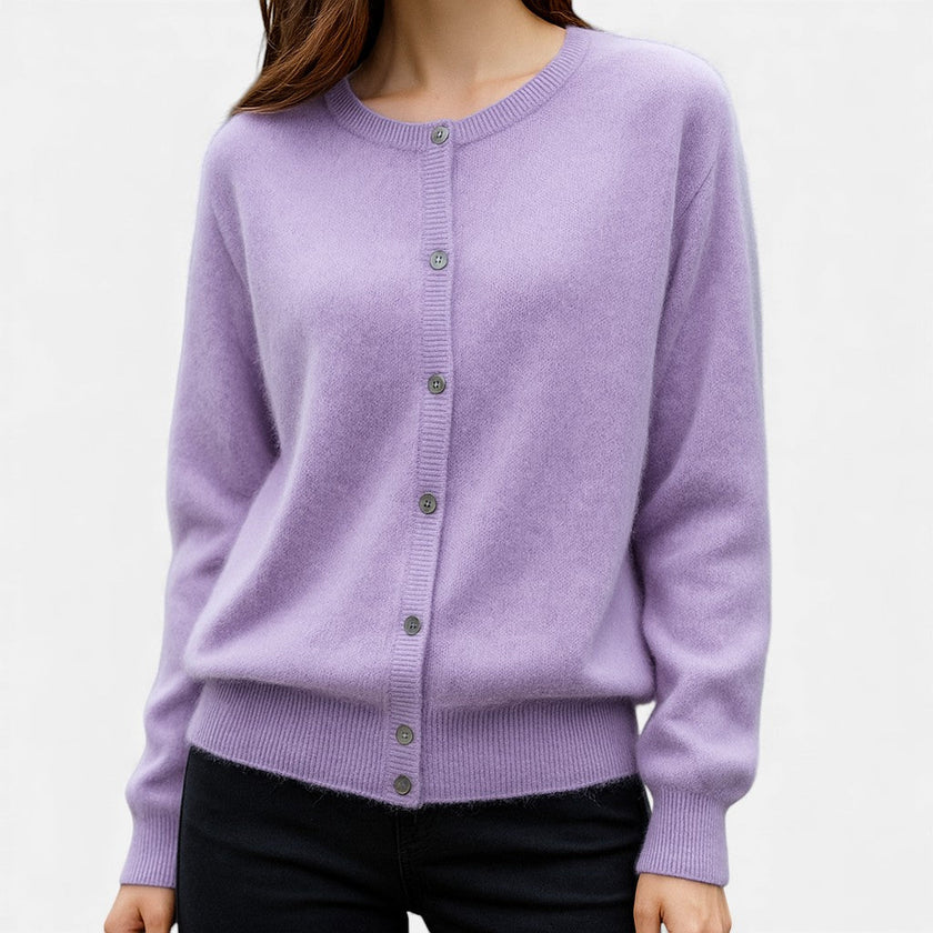 Nivola | Women's Versatile Cashmere Button-Front Sweater Pullover