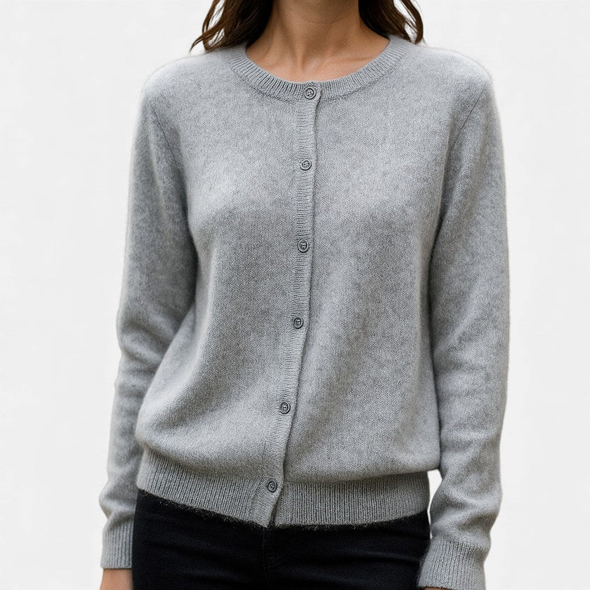 Nivola | Women's Versatile Cashmere Button-Front Sweater Pullover