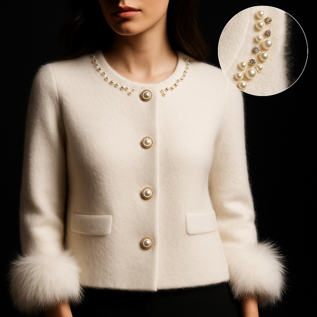 Eleanor | Women's Cozy Cardigan Sweater Knit Sweater with Wrap Elegant for Everyday