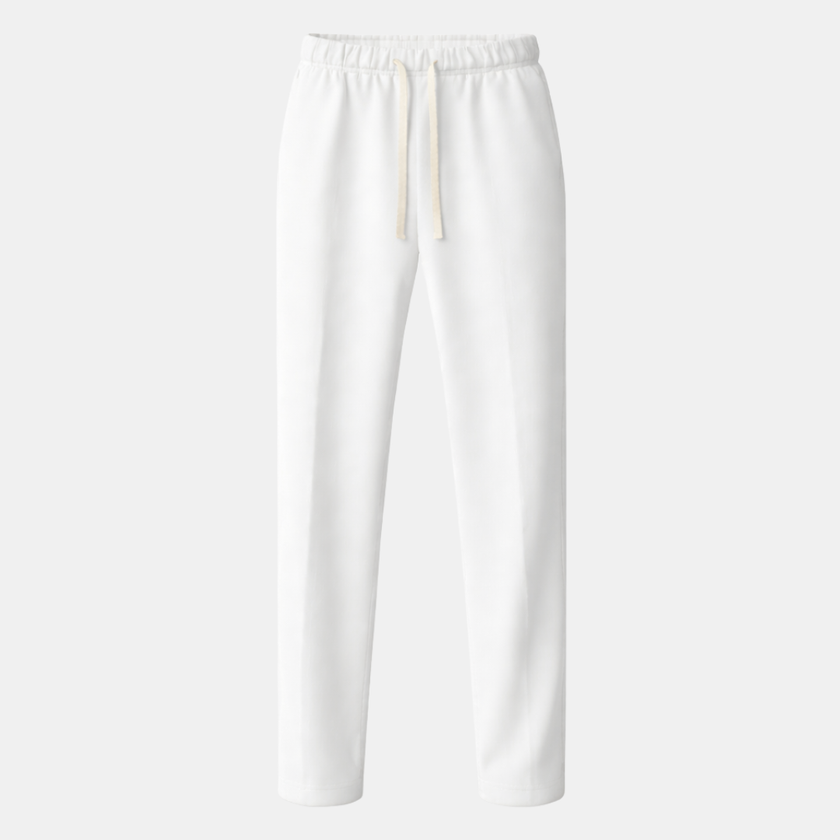 Men's wide-leg drawstring joggers by FJØRNA, relaxed casual sweatpants in soft fabric with elastic waistband and spacious fit.