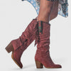 Indie | Women's Block Heeled Boots with Comfortable Casual Everyday Walking Lightweight
