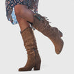 Indie | Women's Block Heeled Boots with Comfortable Casual Everyday Walking Lightweight