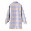 Shirt Jacket Women Relaxed Fit Button Front Drop Shoulder