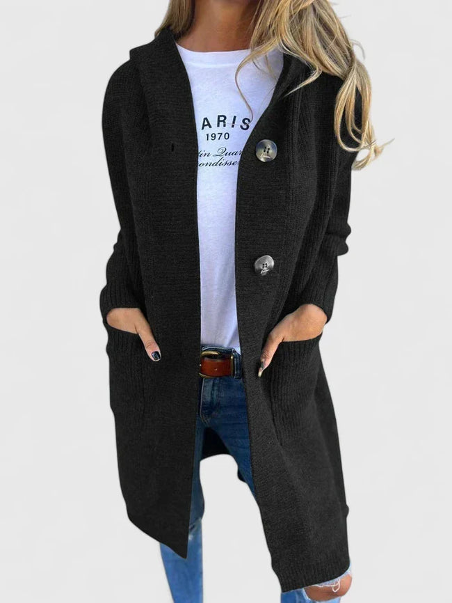 Giulyanrah | Women's Pockets Longline Cardigan