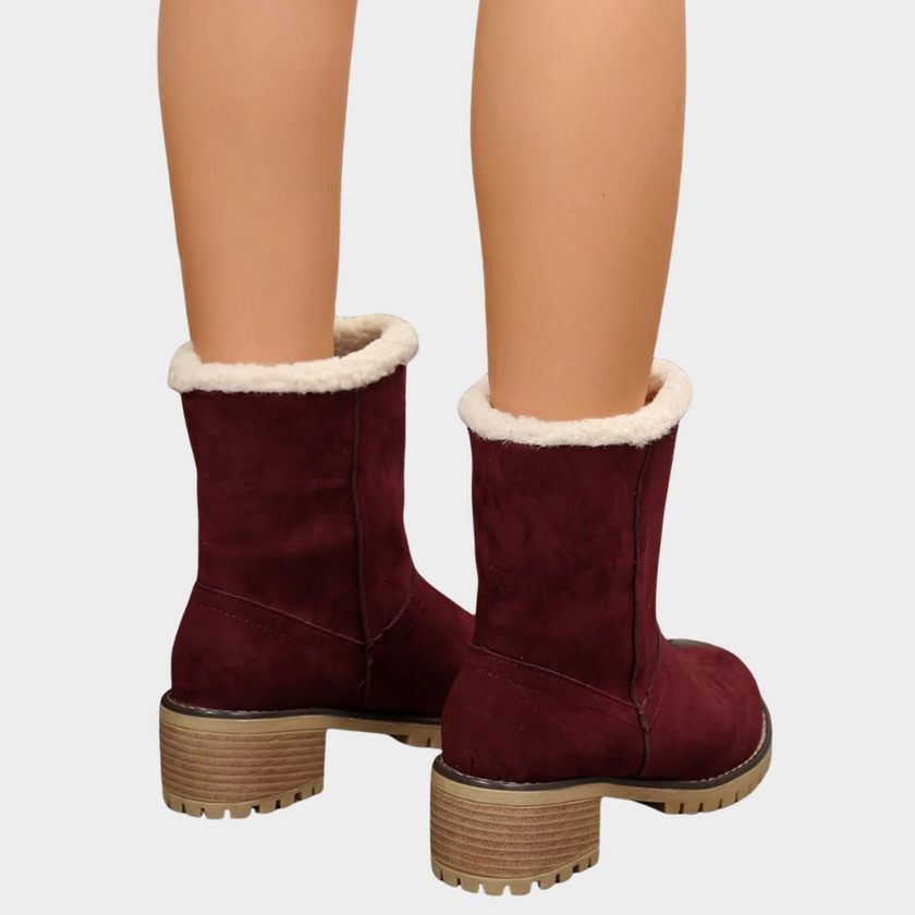 Brynn | Women's Mid Heel Winter Boots with Comfortable Casual Everyday Walking