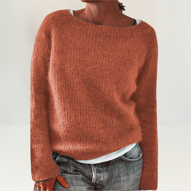 Suzy | Women's Cozy Sweater Pullover with Wrap Soft Knit for Everyday