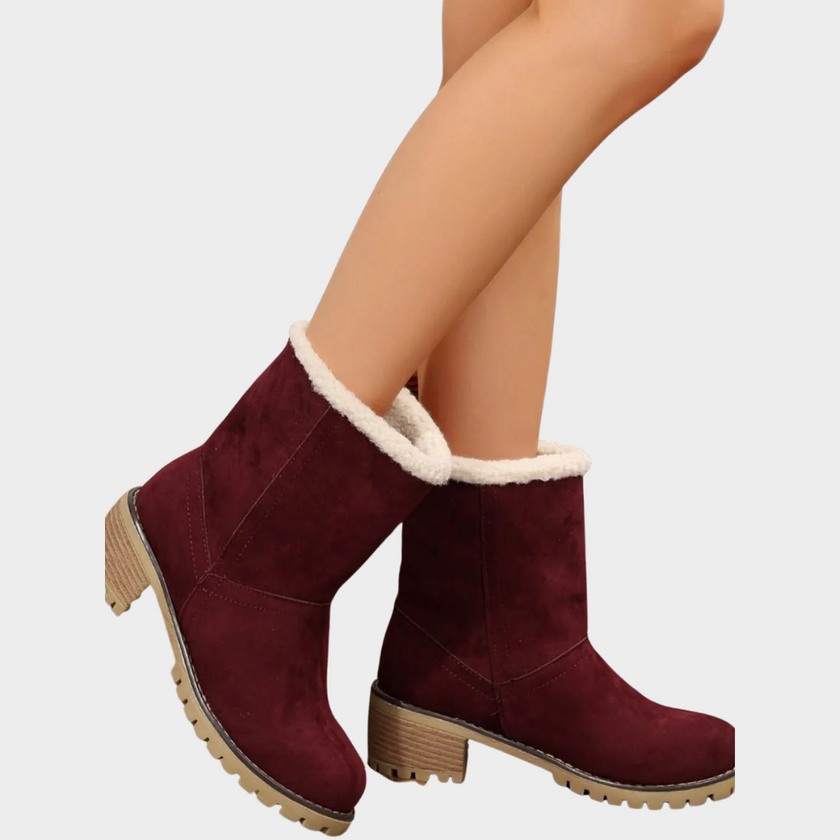 Brynn | Women's Mid Heel Winter Boots with Comfortable Casual Everyday Walking