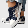 FJØRNA women's orthopedic sneakers with breathable mesh and cushioned support, designed for comfort and foot health.