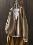 Amoria | Women's Versatile Knit V-Neck Cardigan Sweater