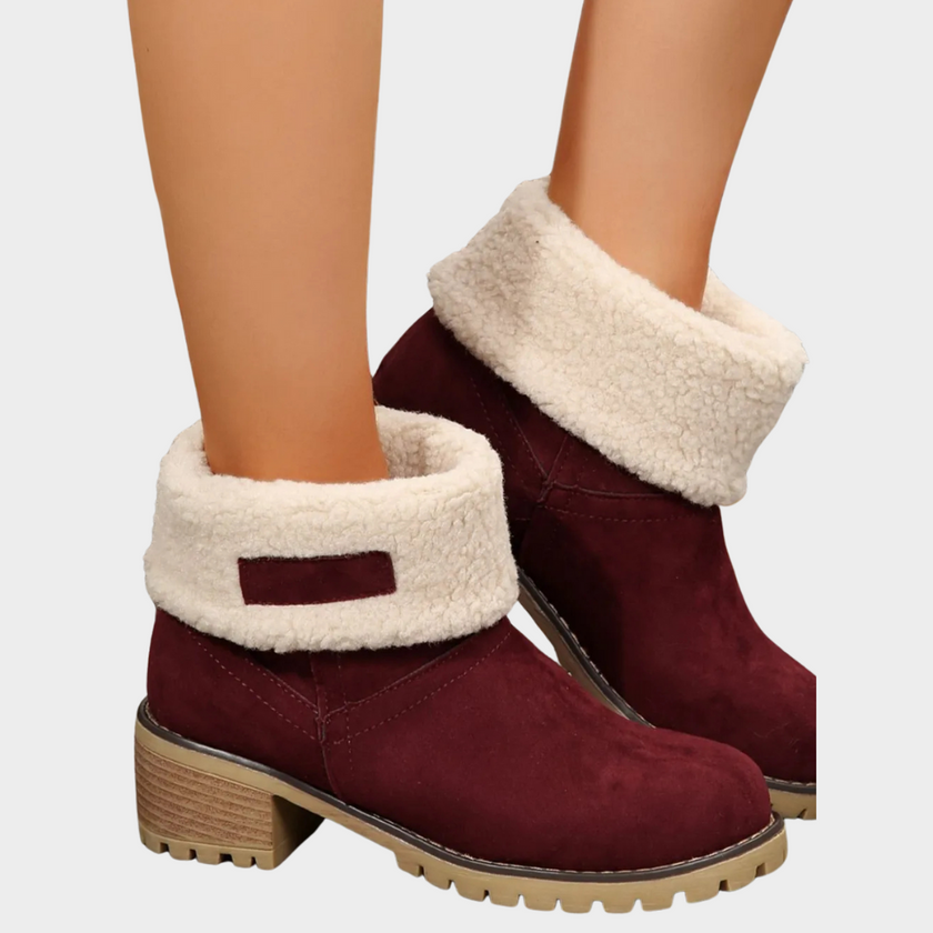 Brynn | Women's Mid Heel Winter Boots with Comfortable Casual Everyday Walking