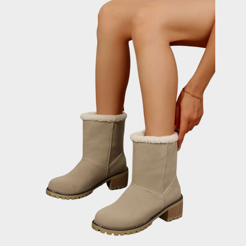 Brynn | Women's Mid Heel Winter Boots with Comfortable Casual Everyday Walking