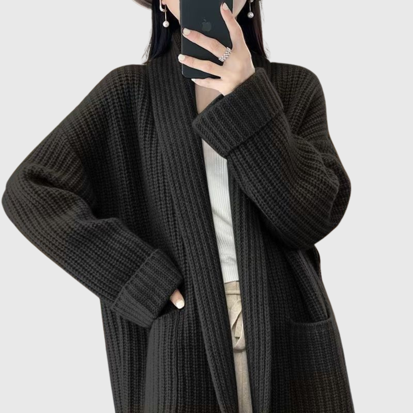 Amy | Women's Versatile Ribbed Cardigan Sweater