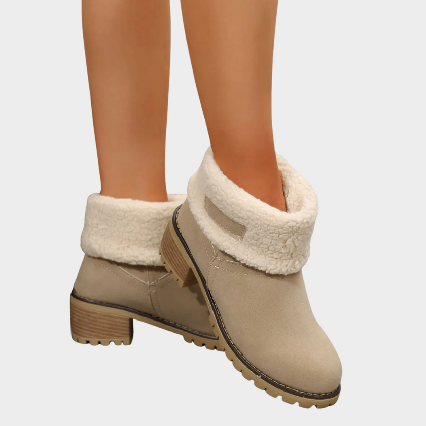 Brynn | Women's Mid Heel Winter Boots with Comfortable Casual Everyday Walking