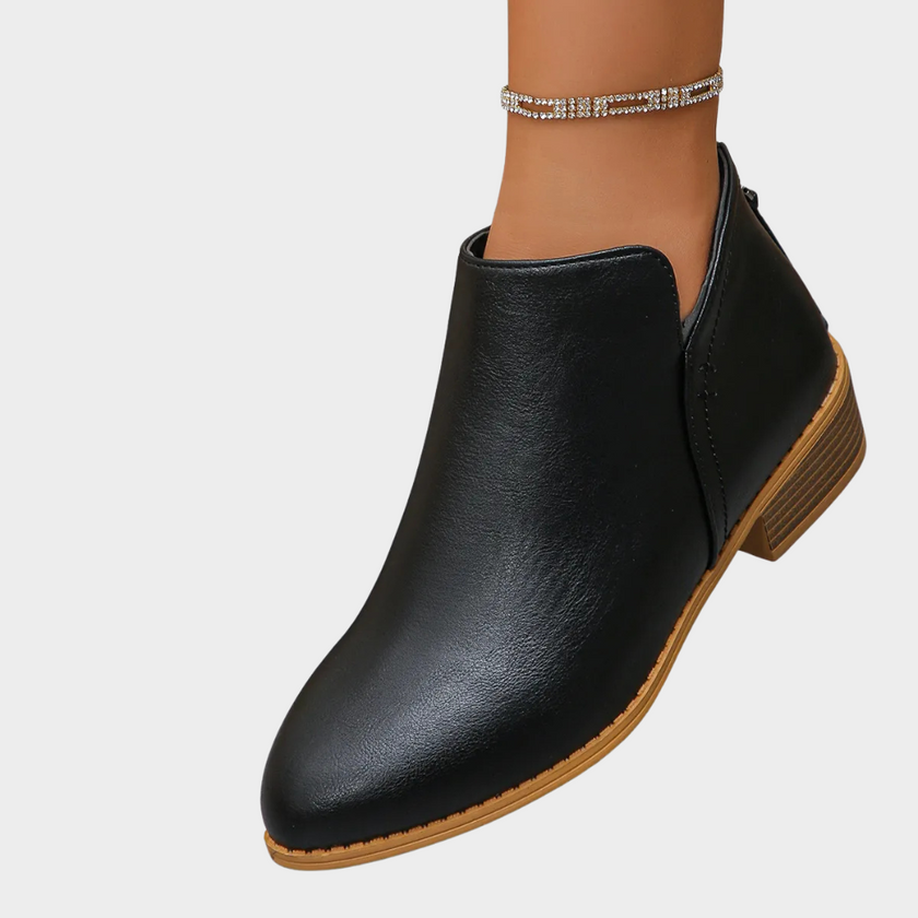 Oakley | Women's Low Heel Ankle Boots with Comfortable Casual Everyday Walking