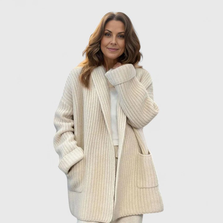 Amy | Women's Versatile Ribbed Cardigan Sweater