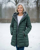Danique | Women's Longline Hooded Fleece-Lined Winter Puffer Coat