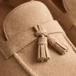 Men's FJØRNA casual suede lace-up shoes with a sleek design, featuring a comfortable sole and stylish look.