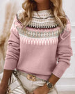 Saskia | Women's Relaxed-Fit Knit Sweater with Cozy Breathable Knit for Casual