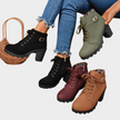 Kenna | Women's Block Heel Ankle Boots with Comfortable Casual Everyday Walking