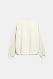 Quilted Jacket Women Round Collar Cotton Blend Regular Fit