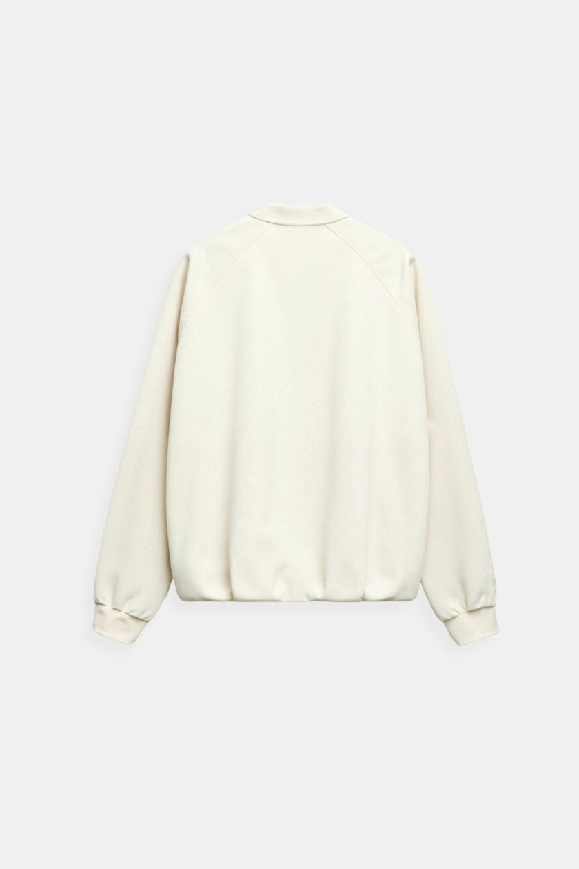 Quilted Jacket Women Round Collar Cotton Blend Regular Fit