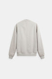 Bomber Jacket Men Slim Fit Zip Ribbed Collar Recycled Polyester