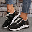 FJØRNA women's orthopedic sneakers with non-slip soles and breathable mesh upper, designed for comfort and support.