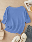 Knit Sweater Open Knit Relaxed Fit Lightweight Pullover Jumper | Judith