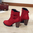 Amara | Women's Block Heel Ankle Style Boots with a Step